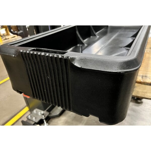 Scratch and Dent Carlisle 660303 Black Basin for 6' "Six Star" Portable Food Bar