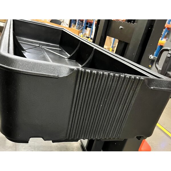 Scratch and Dent Carlisle 660303 Black Basin for 6' "Six Star" Portable Food Bar
