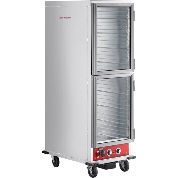 Scratch and Dent Avantco HPI-1836DC Full Size Insulated Heated Holding / Proofing Cabinet with Clear Dutch Doors - 120V