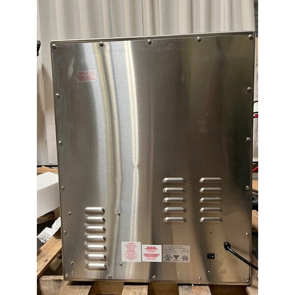 Scratch and Dent Carnival King CD450 Stainless Steel Dual Peristaltic Cheese Sauce and Chili Dispenser - 120V, 450W