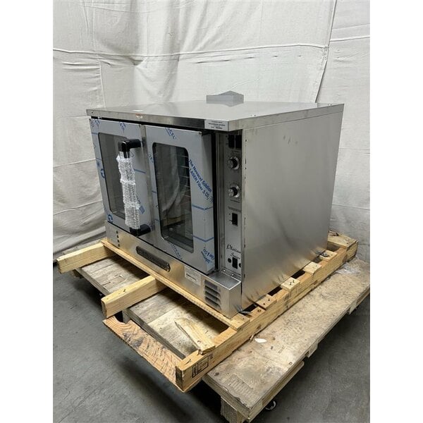 Scratch and Dent Southbend PCG50S/SD Platinum Series 5-Shelf Single Deck Full Size Standard Natural Gas Convection Oven - 50,000 BTU