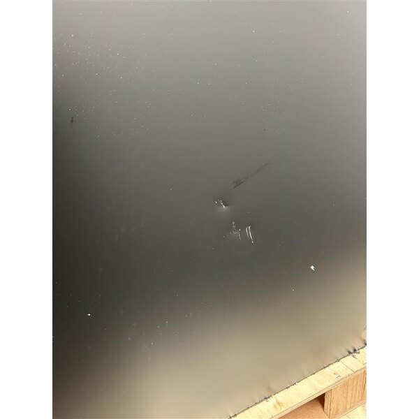 Scratch and Dent Avantco UBB-60G-HC 60" Black Counter Height Narrow Glass Door Back Bar Refrigerator with LED Lighting