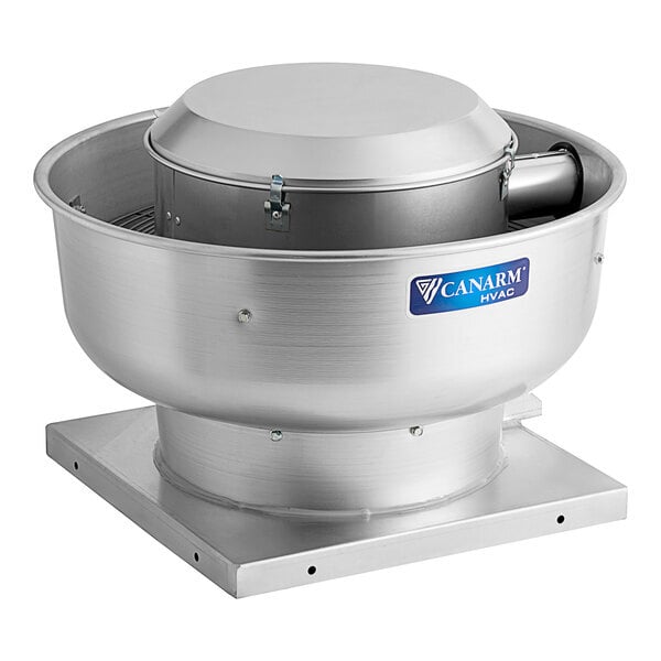 Scratch and Dent Canarm 10 1/2" Variable Speed Capable Upblast Direct Drive Aluminum Exhaust Fan ALX105-UD013V - 950 CFM, 1,650 RPM, 120/240V, 1 Phase