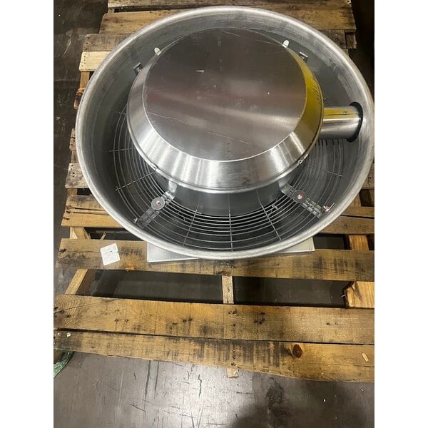 Scratch and Dent Canarm 10 1/2" Variable Speed Capable Upblast Direct Drive Aluminum Exhaust Fan ALX105-UD013V - 950 CFM, 1,650 RPM, 120/240V, 1 Phase