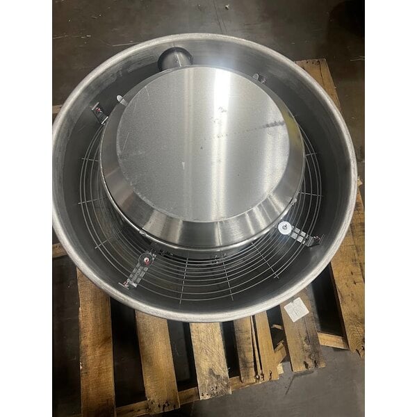 Scratch and Dent Canarm 10 1/2" Variable Speed Capable Upblast Direct Drive Aluminum Exhaust Fan ALX105-UD013V - 950 CFM, 1,650 RPM, 120/240V, 1 Phase