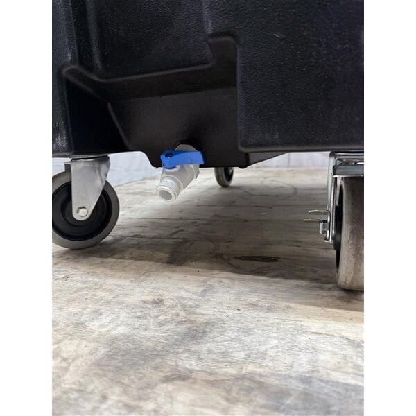 Scratch and Dent Cambro ICS175L110 SlidingLid™ Black Mobile Ice Bin - 175 lb. Capacity