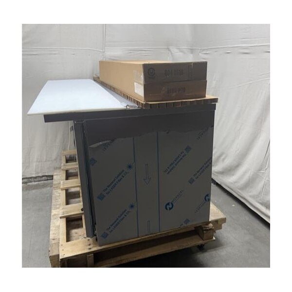 Scratch and Dent Beverage-Air SPED72HC-18C-2 72" 2 Door 2 Drawer Mega Top Refrigerated Sandwich Prep Table