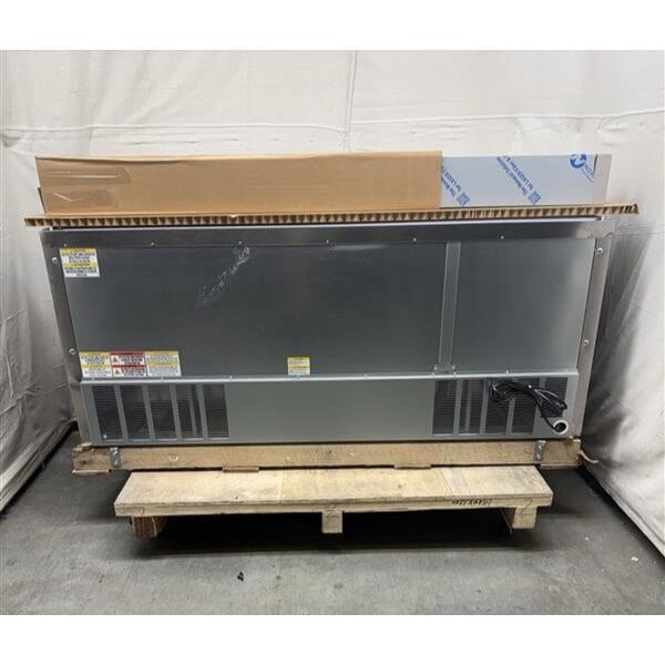 Scratch and Dent Beverage-Air SPED72HC-18C-2 72" 2 Door 2 Drawer Mega Top Refrigerated Sandwich Prep Table