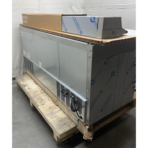 Scratch and Dent Beverage-Air SPED72HC-18C-2 72" 2 Door 2 Drawer Mega Top Refrigerated Sandwich Prep Table