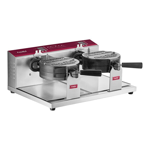 Scratch and Dent Estella WBMX2A Double Belgian Waffle Maker - 120V, 1820W