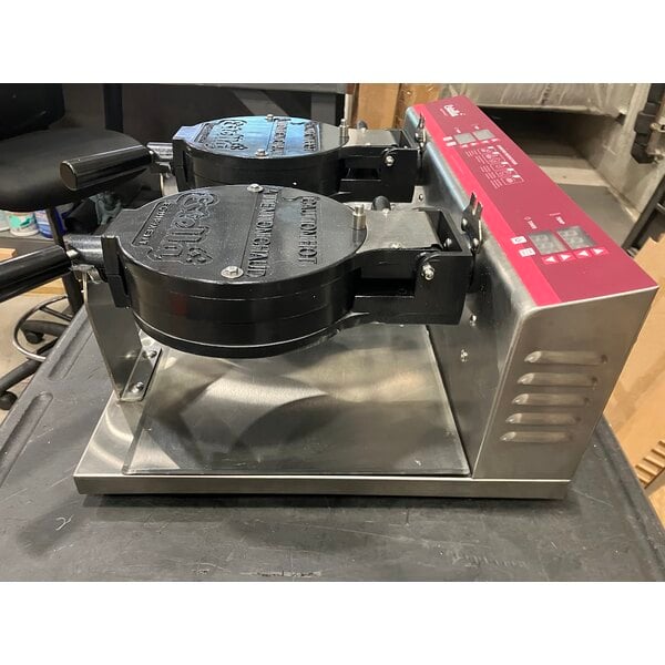Scratch and Dent Estella WBMX2A Double Belgian Waffle Maker - 120V, 1820W