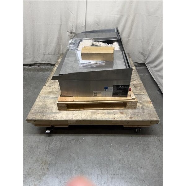 Scratch and Dent Cooking Performance Group CL-CPG-48-NL 48" Gas Countertop Lava Briquette Charbroiler - 120,000 BTU