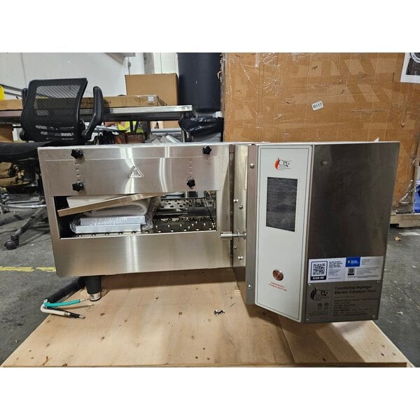 Scratch and Dent Cooking Performance Group ICOE-50-D Countertop Impinger Electric Conveyor Oven with 50" Belt - 240V, 1 Phase, 6700W