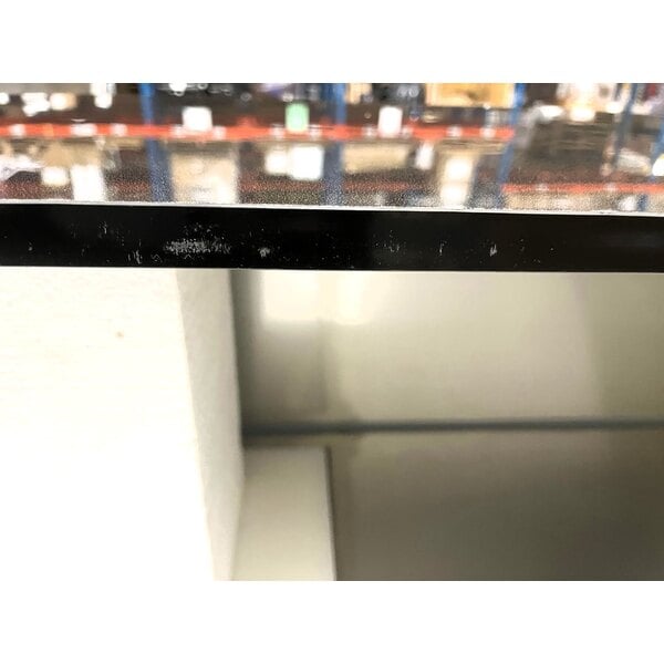Scratch and Dent Regency 63" Basic Stainless Steel Portable Bar with Two Removable Speed Rails and Ice Bin