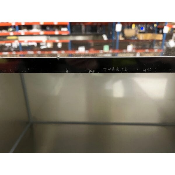 Scratch and Dent Regency 63" Basic Stainless Steel Portable Bar with Two Removable Speed Rails and Ice Bin