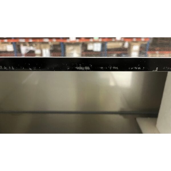 Scratch and Dent Regency 63" Basic Stainless Steel Portable Bar with Two Removable Speed Rails and Ice Bin
