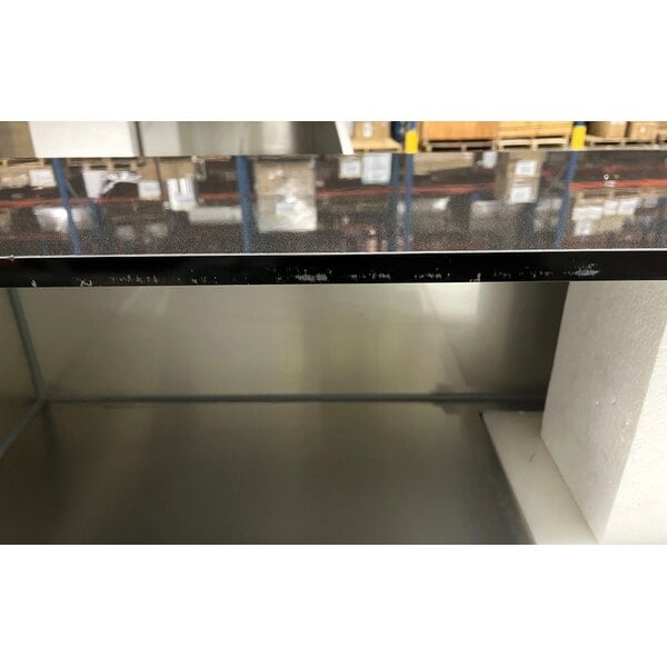 Scratch and Dent Regency 63" Basic Stainless Steel Portable Bar with Two Removable Speed Rails and Ice Bin