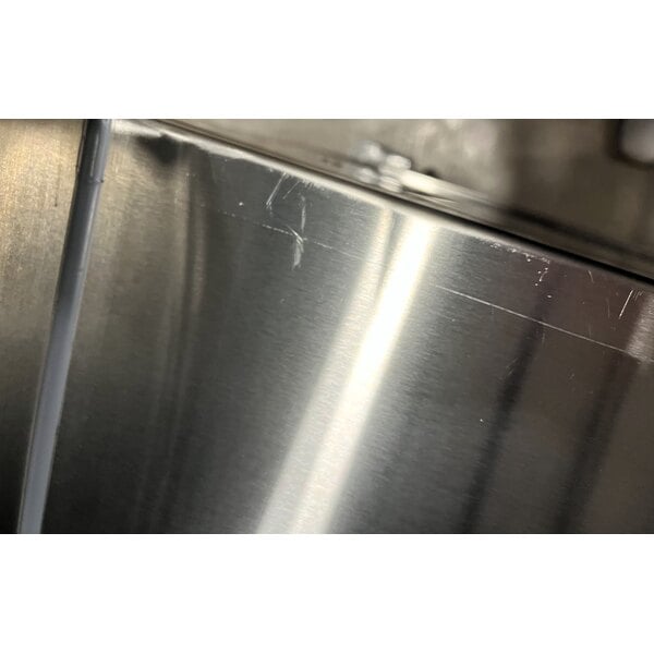 Scratch and Dent Regency 63" Basic Stainless Steel Portable Bar with Two Removable Speed Rails and Ice Bin