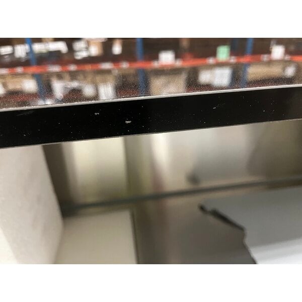 Scratch and Dent Regency 63" Basic Stainless Steel Portable Bar with Two Removable Speed Rails and Ice Bin