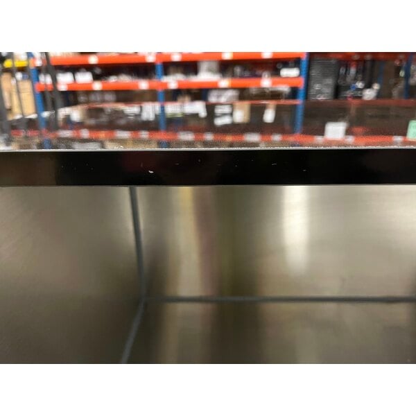 Scratch and Dent Regency 63" Basic Stainless Steel Portable Bar with Two Removable Speed Rails and Ice Bin