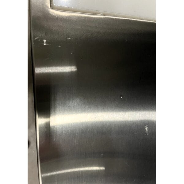 Scratch and Dent Regency 63" Basic Stainless Steel Portable Bar with Two Removable Speed Rails and Ice Bin