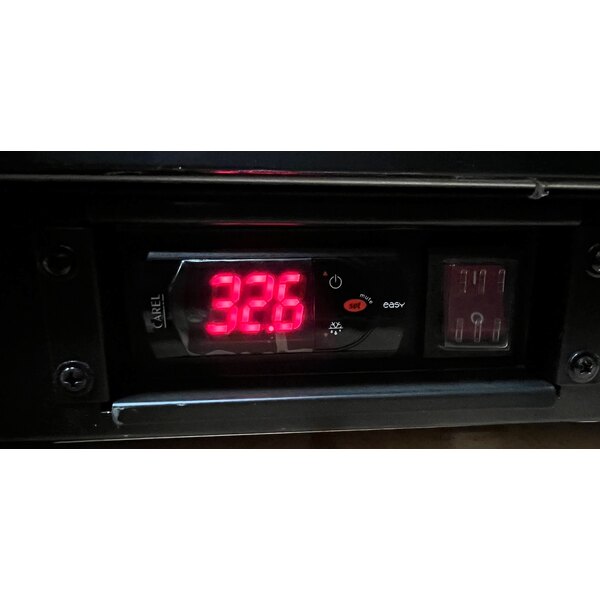 Scratch and Dent Avantco HBB-80-HC 80" Black Horizontal Bottle Cooler
