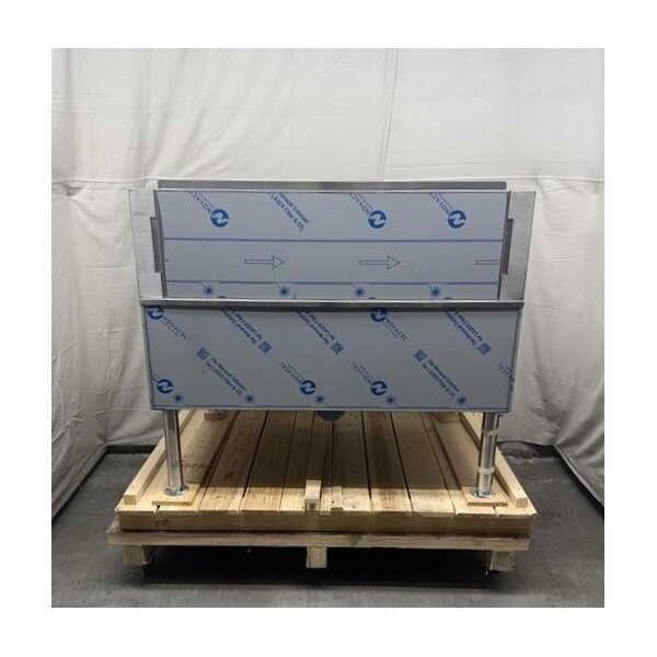 Scratch and Dent Cleveland SGL-40-TR Natural Gas 40 Gallon DuraPan Open Base Tilt Skillet - 130,000 BTU