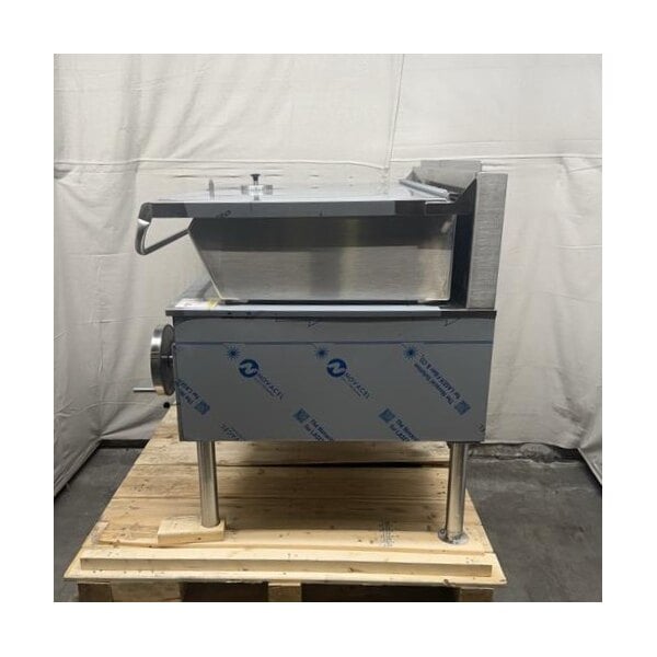 Scratch and Dent Cleveland SGL-40-TR Natural Gas 40 Gallon DuraPan Open Base Tilt Skillet - 130,000 BTU
