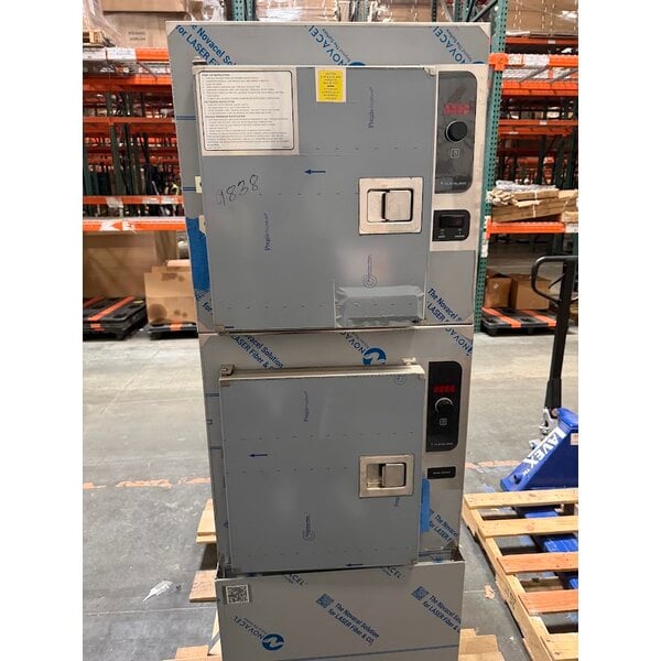 Scratch and Dent Cleveland 24CGA10 SteamCraft Ultra Natural Gas 10 Pan Floor Steamer - 125,000 BTU