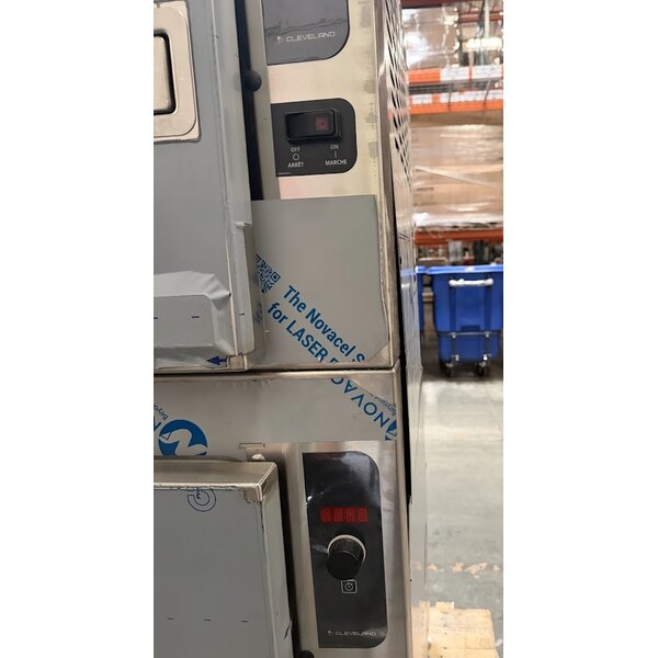Scratch and Dent Cleveland 24CGA10 SteamCraft Ultra Natural Gas 10 Pan Floor Steamer - 125,000 BTU