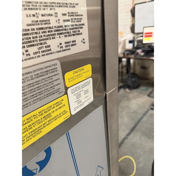 Scratch and Dent Cleveland 24CGA10 SteamCraft Ultra Natural Gas 10 Pan Floor Steamer - 125,000 BTU
