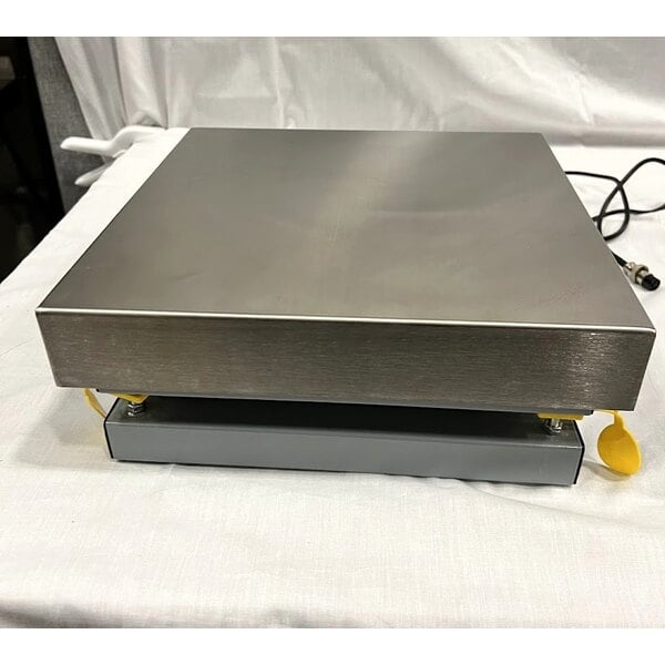Scratch and Dent Optima Weighing Systems OP-915-1212-100 100 lb. Bench Scale with 12" x 12" Stainless Steel Platform, Legal for Trade