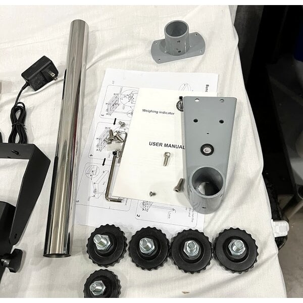Scratch and Dent Optima Weighing Systems OP-915-1212-100 100 lb. Bench Scale with 12" x 12" Stainless Steel Platform, Legal for Trade