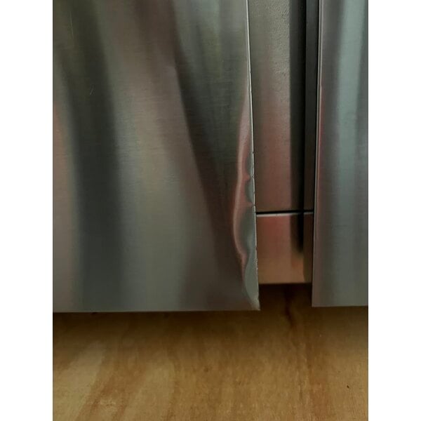 Scratch and Dent Avantco SS-WT-48F-HC Two Door Worktop Freezer with 3 1/2" Backsplash