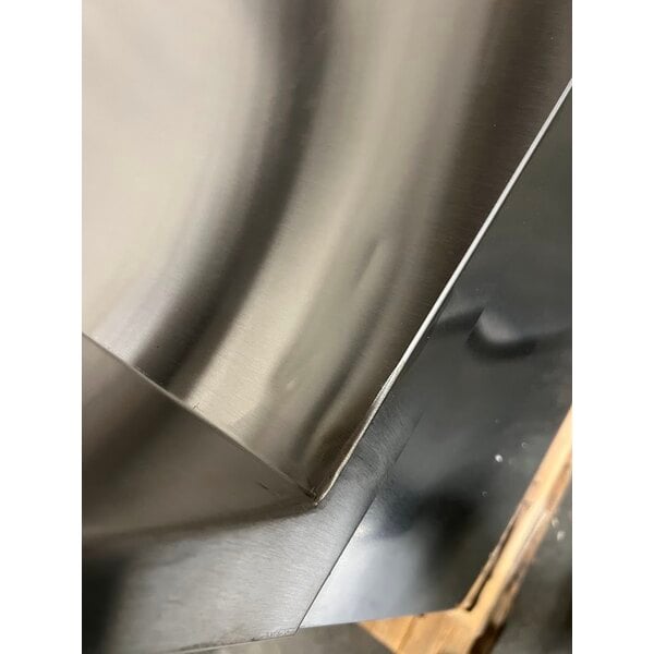 Scratch and Dent Avantco SS-WT-48F-HC Two Door Worktop Freezer with 3 1/2" Backsplash