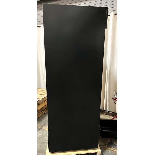 Scratch and Dent True GDM-41-HC-LD 47 1/8" Black Refrigerated Sliding Glass Door Merchandiser with LED Lighting