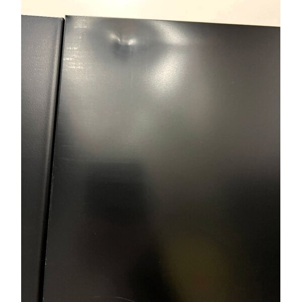 Scratch and Dent True GDM-41-HC-LD 47 1/8" Black Refrigerated Sliding Glass Door Merchandiser with LED Lighting