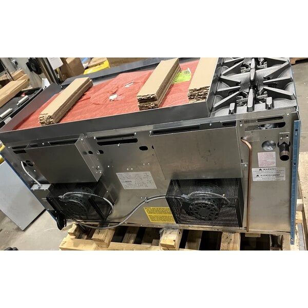 Scratch and Dent Garland G60-2G48CC Liquid Propane 2 Burner 60" Range with 48" Griddle and 2 Convection Ovens - 196,000 BTU