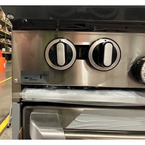Scratch and Dent Garland G60-2G48CC Liquid Propane 2 Burner 60" Range with 48" Griddle and 2 Convection Ovens - 196,000 BTU
