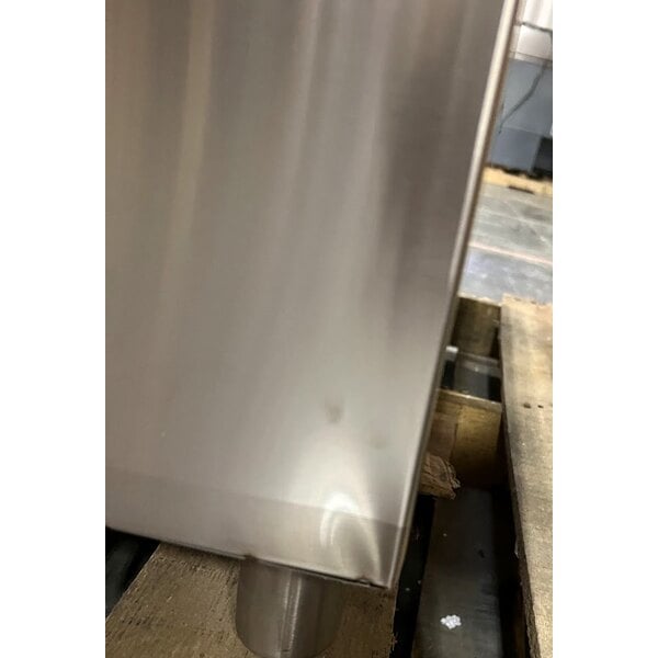 Scratch and Dent Regency 21" x 36" Stainless Steel Underbar Ice Bin with Bottle Holders - 119 lb.