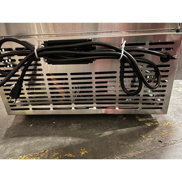 Scratch and Dent Avantco UBB-1-HC-S 23" Stainless Steel Counter Height Solid Door Back Bar Refrigerator