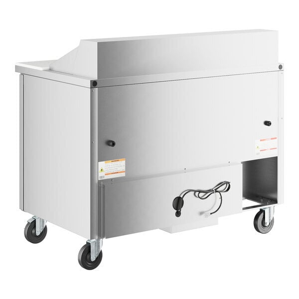 Scratch and Dent True TSSU-48-12-HC 48 3/8" 2 Door Refrigerated Sandwich Prep Table