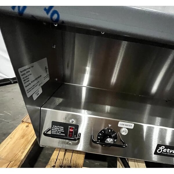 Scratch and Dent Vollrath 38104 ServeWell® Electric Four Pan Sealed Well Hot Food Table - 120V