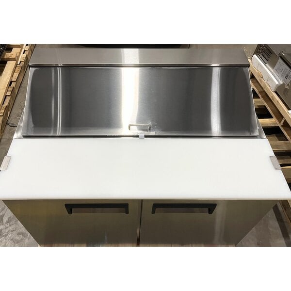 Scratch and Dent Avantco APT-48-HC 47" 2 Door Refrigerated Sandwich Prep Table