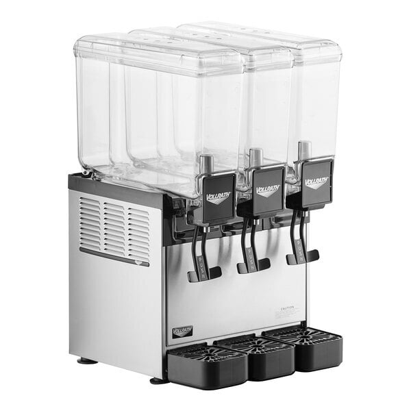 Scratch and Dent Vollrath VBBC3-37-A Triple 2.11 Gallon Bowl Refrigerated Beverage Dispenser - 115V