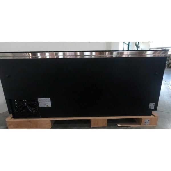 Scratch and Dent Avantco HBB-80-HC 80" Black Horizontal Bottle Cooler