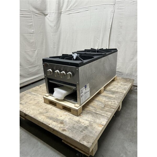 Scratch and Dent Cooking Performance Group CPG-DSPR-L Liquid Propane Stock Pot Range - 160,000 BTU