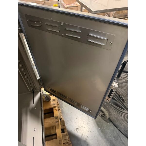 Scratch and Dent Alto-Shaam 1200-UP Mobile 16 Pan Dutch Door Holding Cabinet with Universal Racks - 120V
