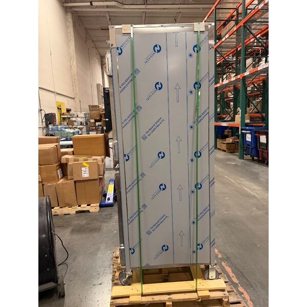 Scratch and Dent Alto-Shaam 1200-UP Mobile 16 Pan Dutch Door Holding Cabinet with Universal Racks - 120V
