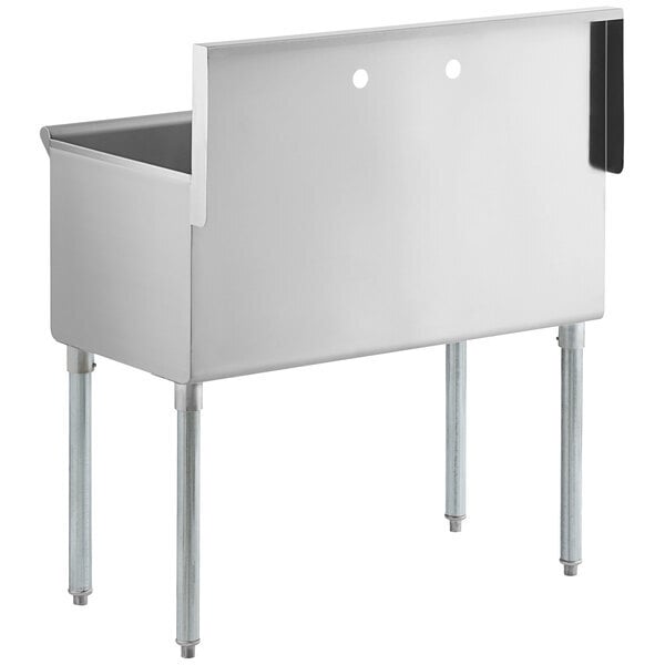 Scratch and Dent Regency 36" Two Compartment Commercial Utility Sink with 18" x 18" x 14" Sink Bowls